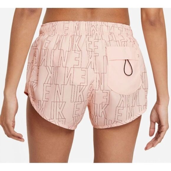 Nike Run Division Tempo pink Spellout Shorts - Picture 2 of 5